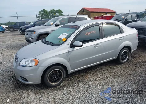 2009 Chevrolet Aveo Lt z USA, uszkodzony, nr VIN KL1TD56E69B656939